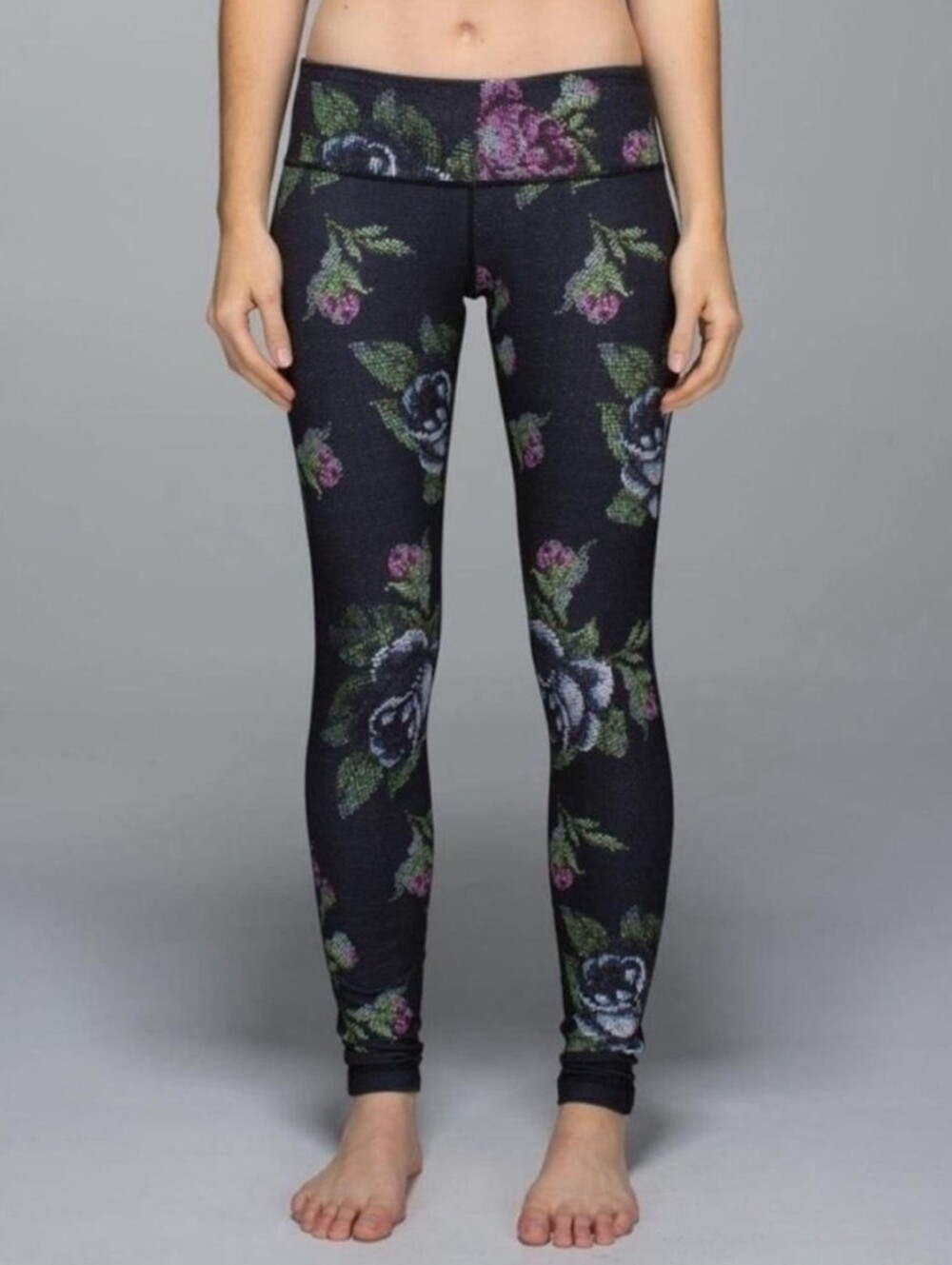 Lululemon Wunder Under Leggings Garden Party